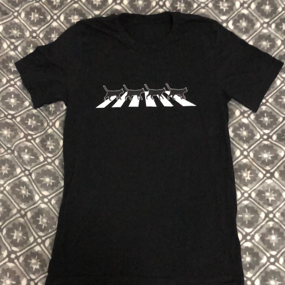 Abbey Road Cats Crossing Graphic Tee